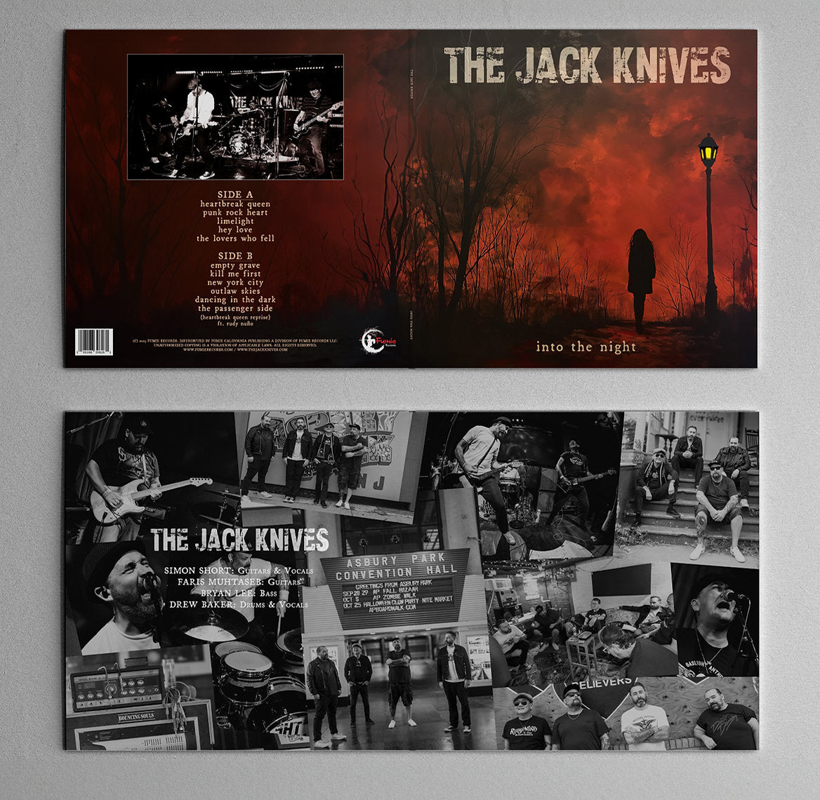"Into the Night" 12" Gatefold Vinyl (Red & Black Smoke)